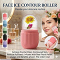 Face Ice Contour Roller with Floral Infusion & Puff Design